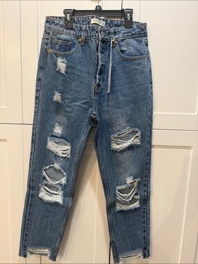 Distressed Blue women’s Jeans
